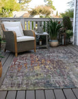 LOOMLAN Rugs Lunisse Gray Washable Indoor-Outdoor Rug