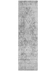 LOOMLAN Rugs Lurea Gray Washable Indoor-Outdoor Rug