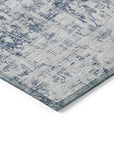 LOOMLAN Rugs Lurea Navy Washable Indoor-Outdoor Rug