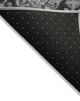 LOOMLAN Rugs Lureva Gray Washable Indoor-Outdoor Rug