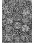 LOOMLAN Rugs Lureva Gray Washable Indoor-Outdoor Rug