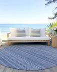 LOOMLAN Rugs Luthyra Denim Washable Indoor-Outdoor Rug
