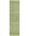 LOOMLAN Rugs Luthyra Green Washable Indoor-Outdoor Rug