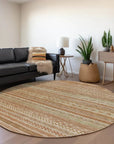 LOOMLAN Rugs Luthyra Orange Washable Indoor-Outdoor Rug
