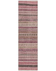 LOOMLAN Rugs Luthyra Pink Washable Indoor-Outdoor Rug