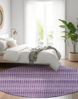 LOOMLAN Rugs Lyrella Purple Washable Indoor-Outdoor Rug