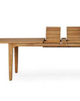Lloyd Flanders Mackinac Outdoor Dining Table Extendable Set Seats 8