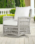 Lloyd Flanders Mackinac Wicker Outdoor Swivel Glider Chair Cushions