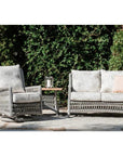 Lloyd Flanders Mackinac Wicker Outdoor Swivel Glider Chair - High Back