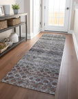 LOOMLAN Rugs Maelis Brown Washable Indoor-Outdoor Rug