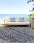 LOOMLAN Rugs Maelis Brown Washable Indoor-Outdoor Rug