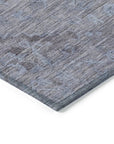 LOOMLAN Rugs Malia Blue Washable Indoor-Outdoor Rug