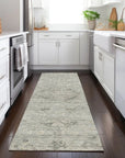 LOOMLAN Rugs Malia Gray Washable Indoor-Outdoor Rug