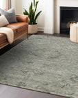 LOOMLAN Rugs Malia Green Washable Indoor-Outdoor Rug