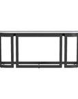 Malibu Aluminum Framed Outdoor Console Table - LOOMLAN - Sunset West - Outdoor Console Tables