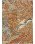 LOOMLAN Rugs Malika Paprika Washable Indoor-Outdoor Rug