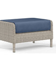 Manhattan Sunbrella Outdoor Ottoman - LOOMLAN - Sunset West - Outdoor Ottomans