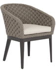 Marbella Sunbrella Outdoor Dining Chair 2PC - LOOMLAN - Sunset West - Outdoor Dining Chairs