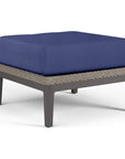 Marbella Sunbrella Outdoor Ottoman - LOOMLAN - Sunset West - Outdoor Ottomans