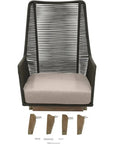 Seasonal Living Marco Polo Lounge Chair - Grey Outdoor Lounge Chair