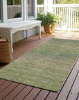 LOOMLAN Rugs Maria Green Washable Indoor-Outdoor Rug