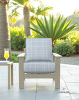 Leeward Deep Seat Stationary Arm Chair