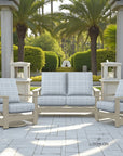 Leeward Deep Seat Swivel Hidden Motion Arm Chair