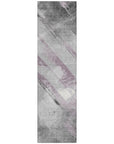 LOOMLAN Rugs Marisse Purple Washable Indoor-Outdoor Rug