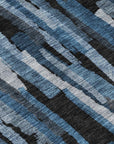LOOMLAN Rugs Marrah Blue Washable Indoor-Outdoor Rug