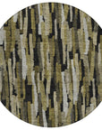 LOOMLAN Rugs Marrah Brown Washable Indoor-Outdoor Rug