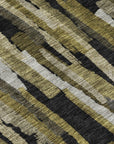 LOOMLAN Rugs Marrah Brown Washable Indoor-Outdoor Rug