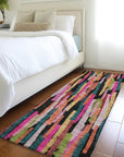 LOOMLAN Rugs Marrah Pink Washable Indoor-Outdoor Rug