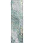 Marvelle Teal Washable Indoor - Outdoor Rug - LOOMLAN - LOOMLAN Rugs - Outdoor Rugs