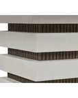 Seasonal Living Meditation Rectangle White Outdoor Dining Table