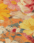 LOOMLAN Rugs Mehavi Orange Washable Indoor-Outdoor Rug