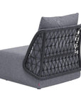 Mekan Gray Armless Accent Chair - LOOMLAN - Zuo Modern - Outdoor Accent Chairs