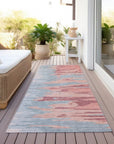LOOMLAN Rugs Meleya Coral Washable Indoor-Outdoor Rug