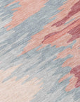 LOOMLAN Rugs Meleya Coral Washable Indoor-Outdoor Rug