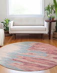LOOMLAN Rugs Meleya Coral Washable Indoor-Outdoor Rug