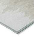 LOOMLAN Rugs Meleya Ivory Washable Indoor-Outdoor Rug