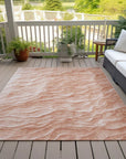 LOOMLAN Rugs Melinae Orange Washable Indoor-Outdoor Rug