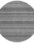 LOOMLAN Rugs Melisyn Gray Washable Indoor-Outdoor Rug