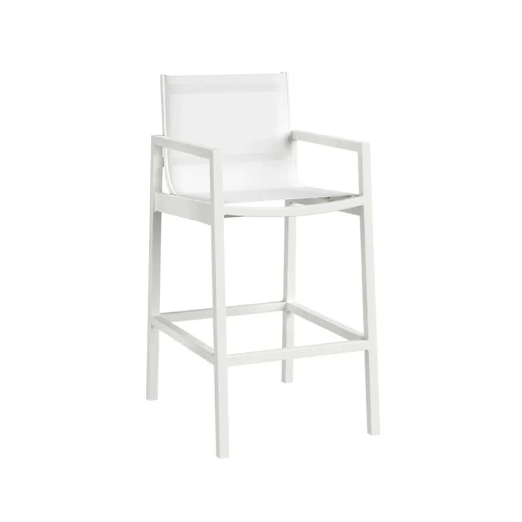 Merano Fabric Modern Outdoor Barstool - LOOMLAN - SUNPAN - Outdoor Bar Stools