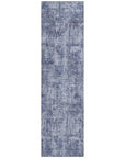 LOOMLAN Rugs Mezzara Blue Washable Indoor-Outdoor Rug