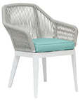 Miami Sunbrella Outdoor Dining Chair 2PC - LOOMLAN - Sunset West - Outdoor Dining Chairs