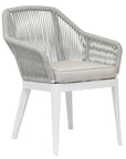 Miami Sunbrella Outdoor Dining Chair 2PC - LOOMLAN - Sunset West - Outdoor Dining Chairs