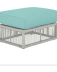 Miami Sunbrella Plush Outdoor Ottoman - LOOMLAN - Sunset West - Outdoor Ottomans