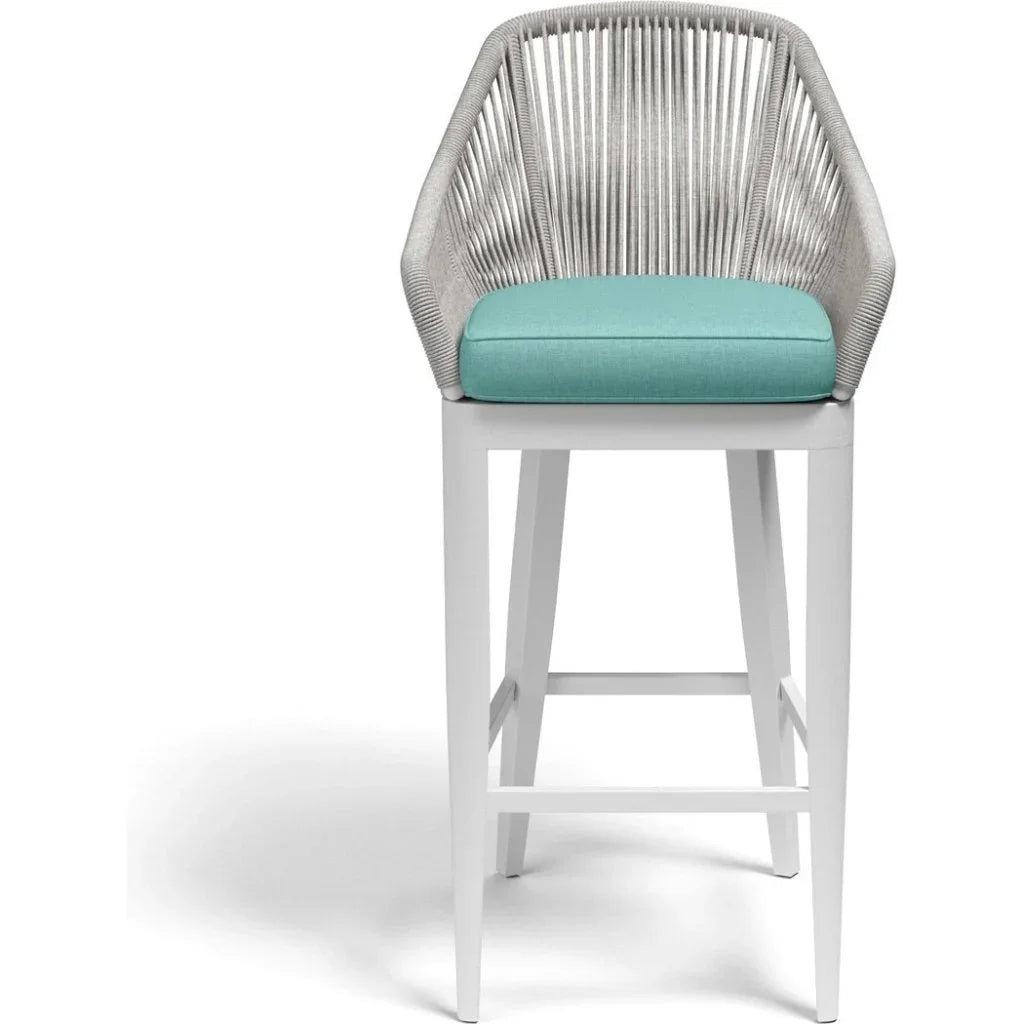Miami Sunbrella Weatherproof Outdoor Bar Stool - LOOMLAN - Sunset West - Outdoor Bar Stools