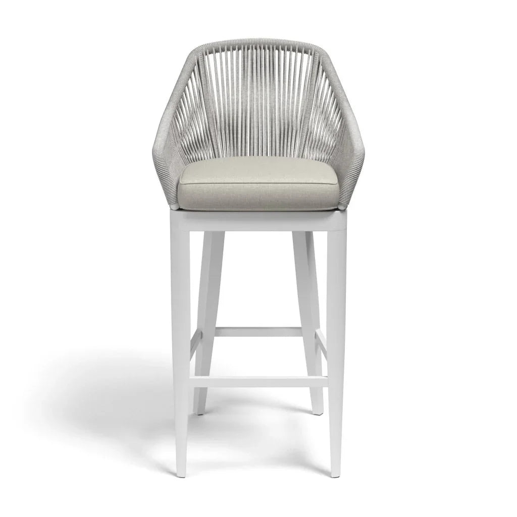Miami Sunbrella Weatherproof Outdoor Bar Stool - LOOMLAN - Sunset West - Outdoor Bar Stools