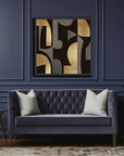 LOOMLAN Mid Century Abstract IIICanvas Wall Art For Living Room